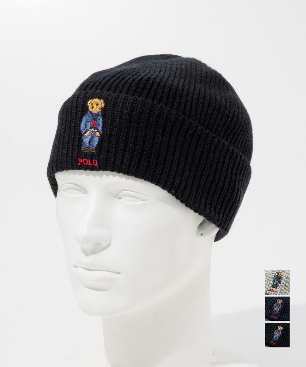 楽天市場】ポロベア ニット帽 POLO RalphLauren ポロ ラルフローレン