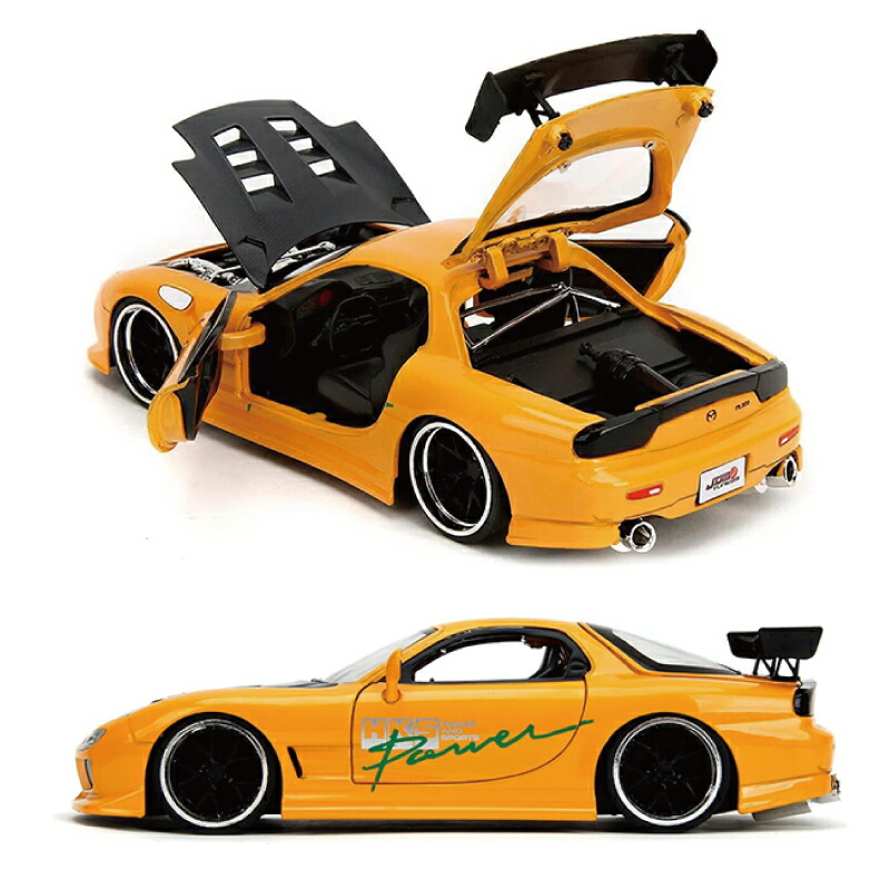 楽天市場】JADATOYS JDM TUNERS[ 1993 MAZDA RX-7 HKS Yellow ]JADA