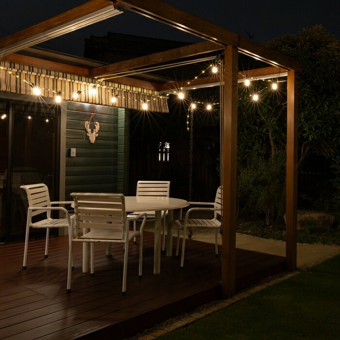 NEWGALE 12m LED ファイヤーフライロープ ストリングライト NEWGALE