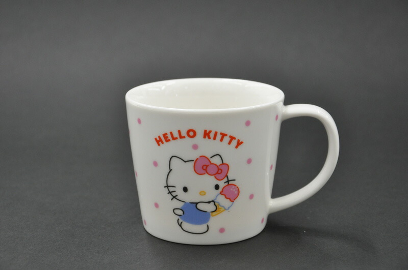 楽天市場】ハローキティマグM (スイーツ＆ドット)サンリオ(Sanrio