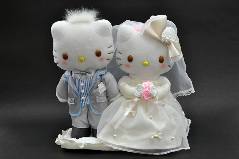 楽天市場】ハローキティウェディングぬいぐるみブライダル [ダニエル
