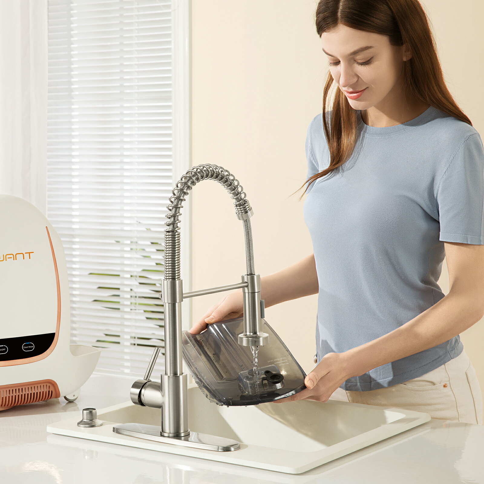 楽天市場】【 UWANT 公式】B100 リンサー 布製品 洗濯機 クリーナー