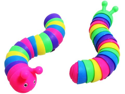 楽天市場】くねくねイモムシ（レインボー）2個 : 海猫屋 楽天市場店