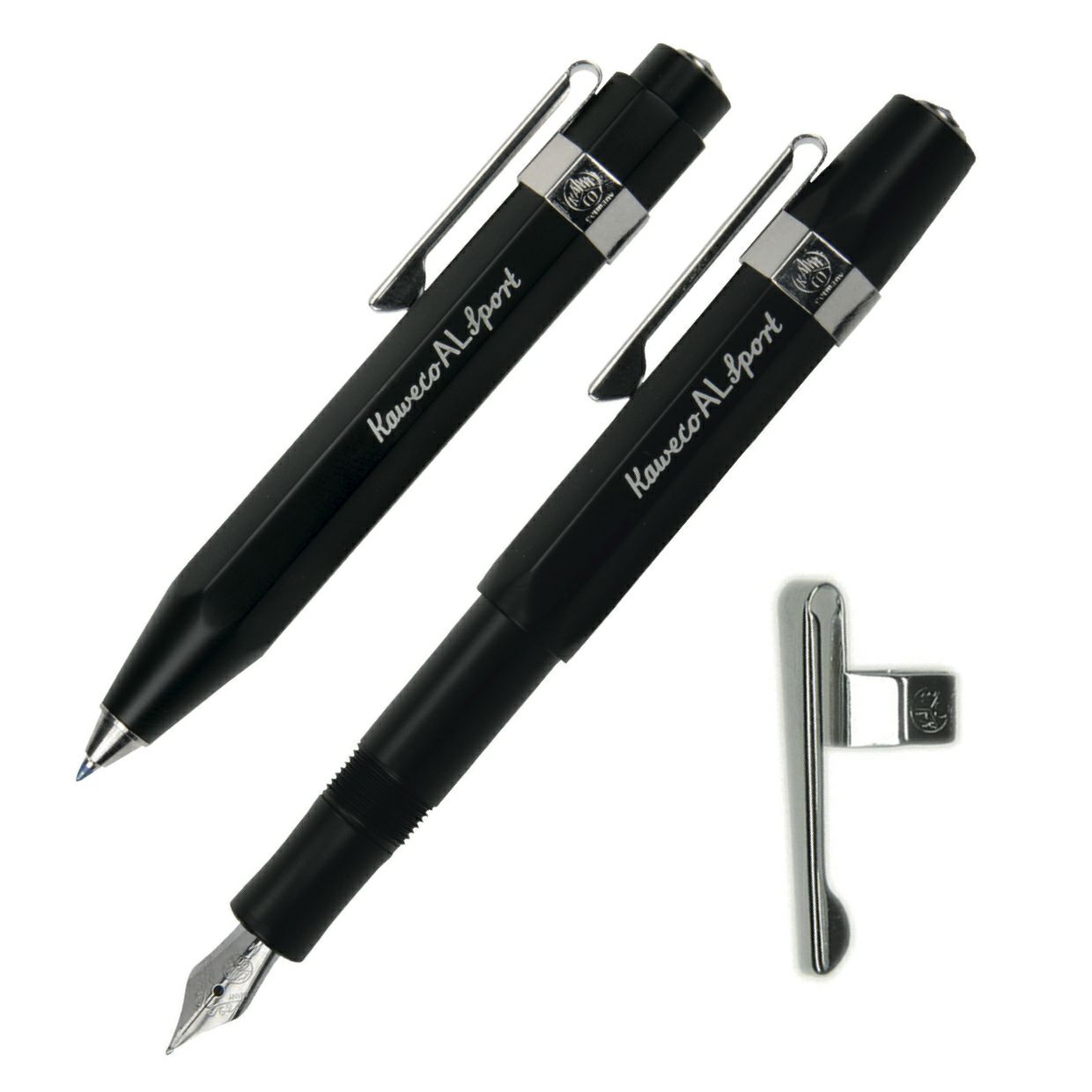 楽天市場】KAWECO カヴェコ スポーツ 専用クリップ シルバー 筆記用具