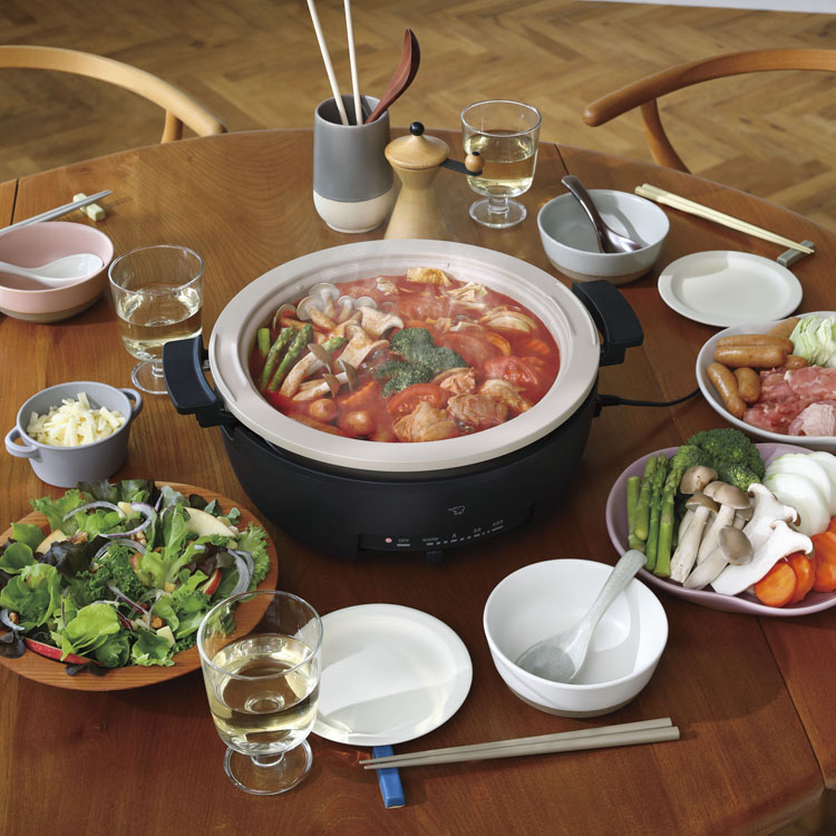 楽天市場】象印 グリルなべ ブラック EP-FS30-BAグリル鍋 グリルなべ