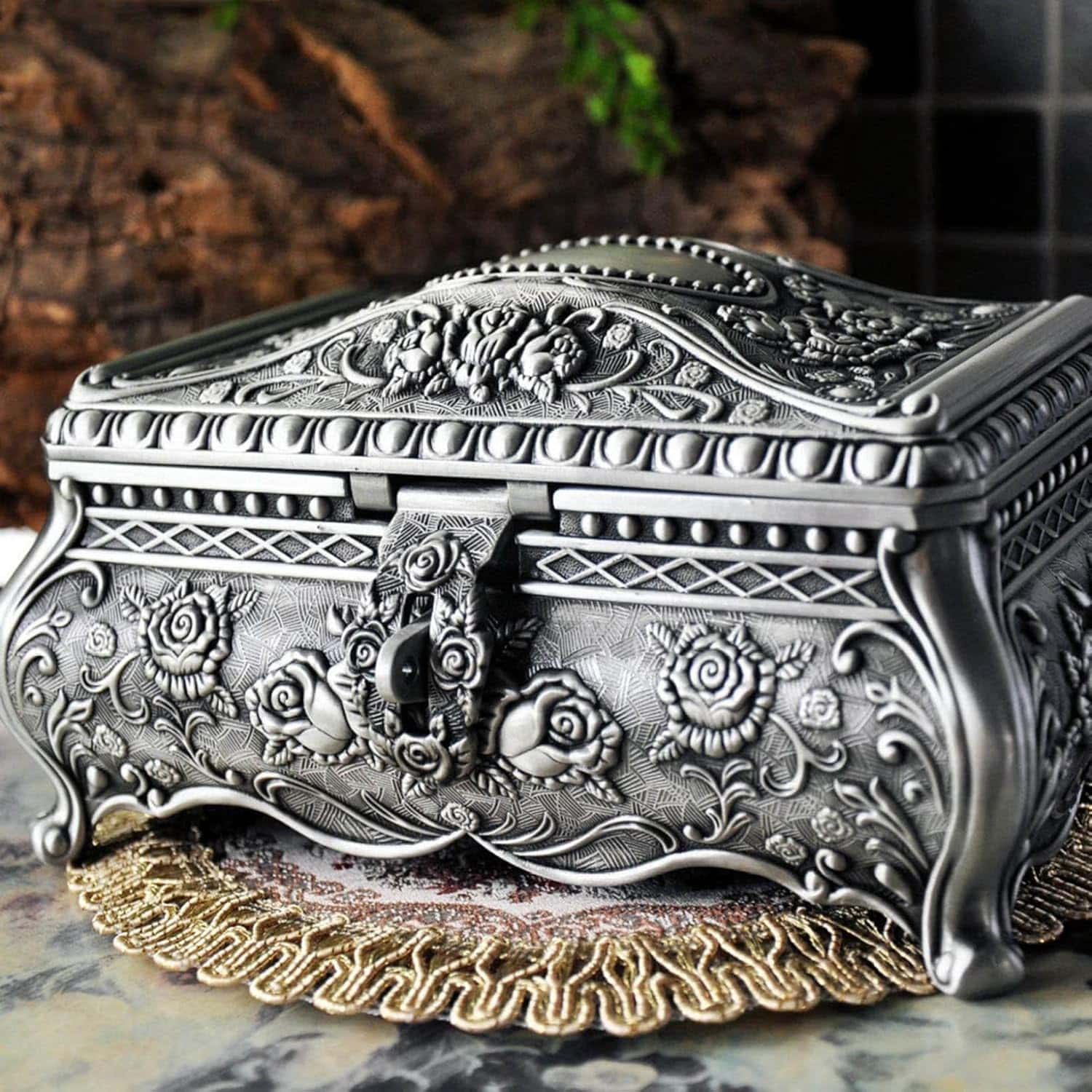 楽天市場】ジュエリーボックス アンティーク 小物入れ 腕時計ボックス