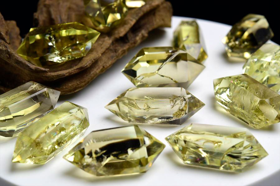 ダイヤモンド系骸骨水晶-11/タントリックツインダブルポイント 【公式