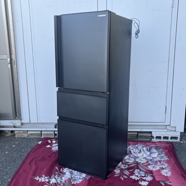 直接引取限定】TOSHIBA GR-V33SC (KZ) 冷蔵庫 326L 直接引取限定