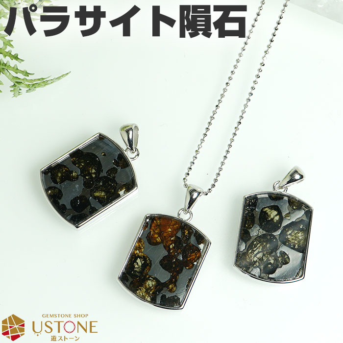 楽天市場】パラサイト 隕石 ペンダントトップ ケニア産 天然石