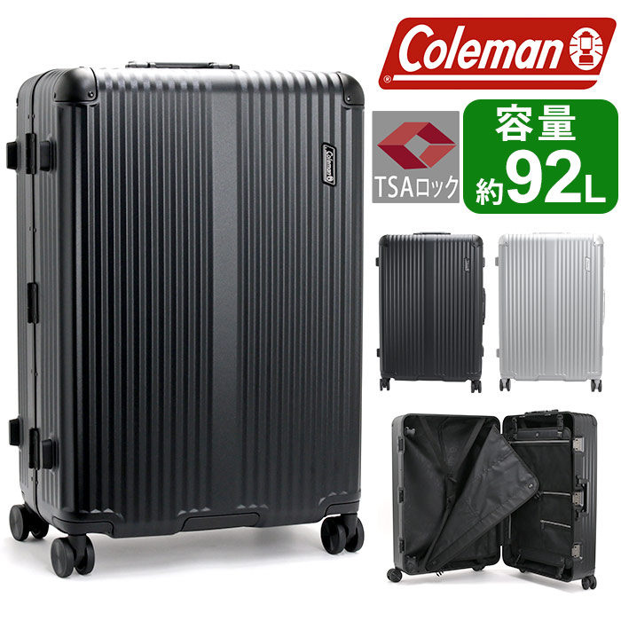 楽天市場】Coleman コールマン キャリーバッグ 大容量 スーツケース LL