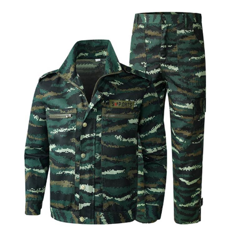 smokeybranch 迷彩柄ジャケットとパンツセット メンズ迷彩上下セット