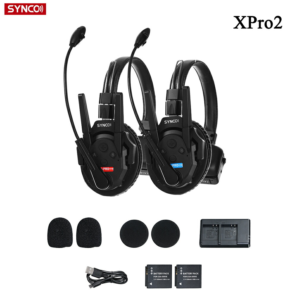 楽天市場】SYNCO Xtalk XPro5 XPro2 XPro1 ワイヤレスインカムヘッド