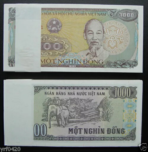 1951年 ベトナム 1000ドン 見本ベトナム紙幣 ベトナムドン ベトナム