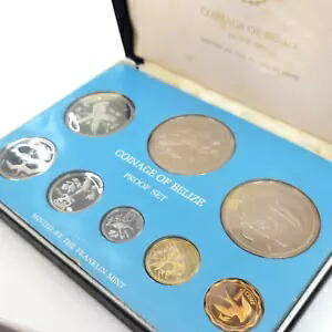 り*と様 フランクリンミント ベリーズ 8種類 硬貨セット 1974 り*と様