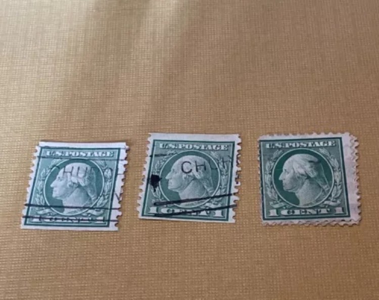 希少なジョージ・ワシントン1セントグリーン切手