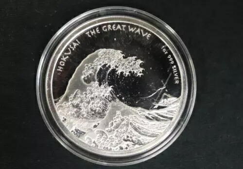 楽天市場】葛飾北斎銀貨の通販