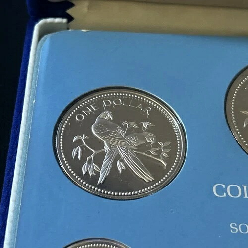 楽天市場】1975年ベリーズ硬貨 純銀製プルーフセット フランクリン
