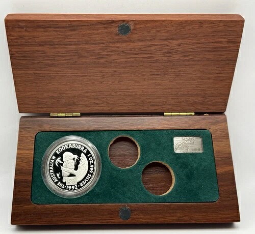 1992年 オーストラリア 1オンス 1ドル銀貨 プルーフ クッカバラコイン