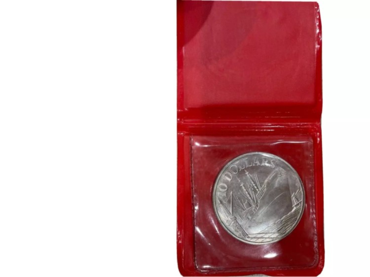 シンガポール 10ドルプルーフ銀貨 1973年 シンガポール 10ドルプルーフ