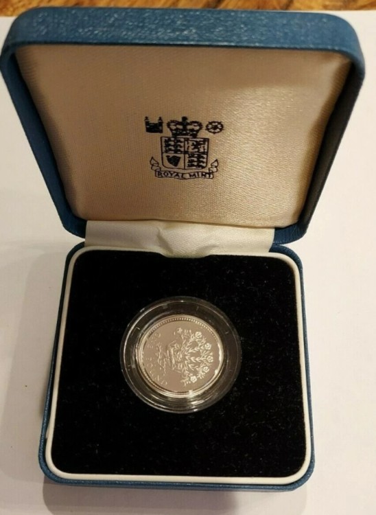 ジブラルタル 10ポンド 1991年 10g 品位925 プルーフ イギリス