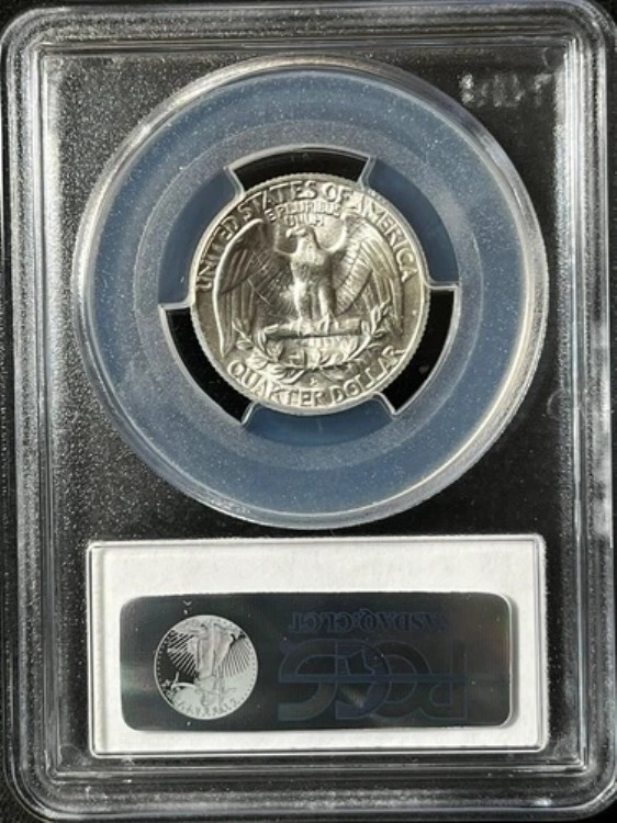 米国銀貨】 ワシントン・クォーターダラー 25セント銀貨 4枚（1958