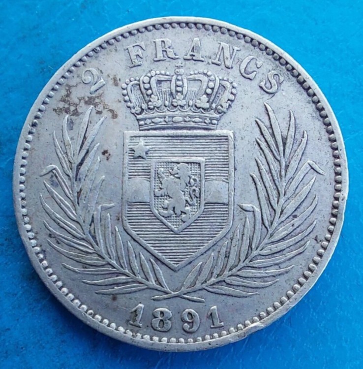 ベルギー領コンゴ 50フラン銀貨 1944 アフリカ象 レア 貴重 珍品 【1円