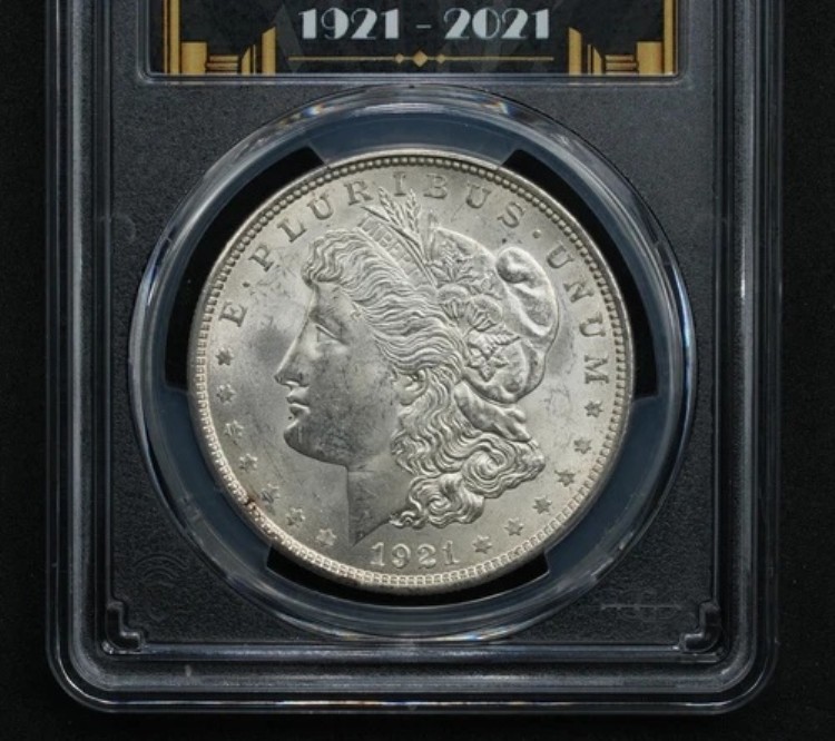 1921年 アメリカ モルガンダラー PCGS MS63 100周年ラベル 楽天市場