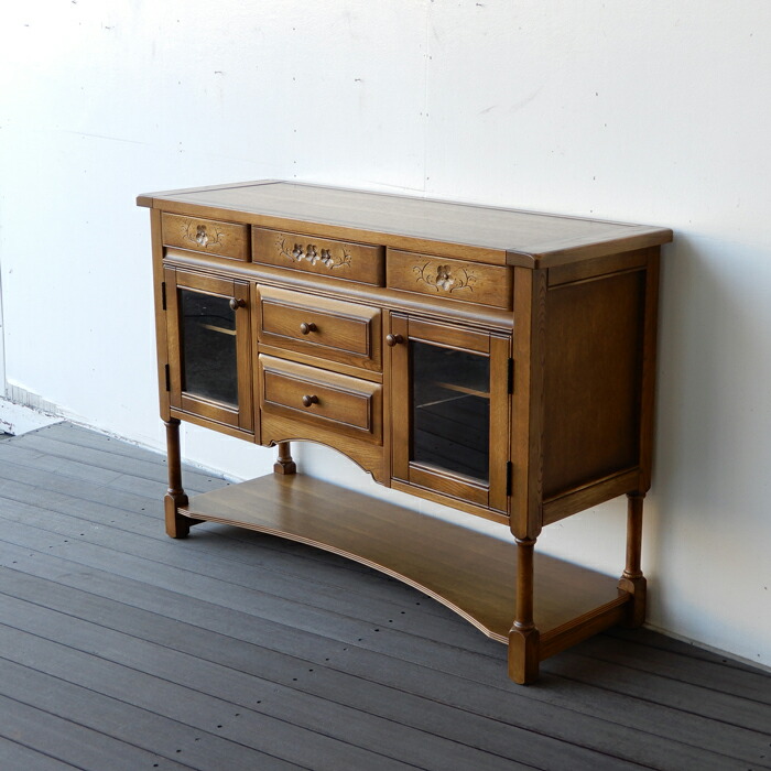 引き渡し限定 クラシック木製キャビネット サイドボード家具