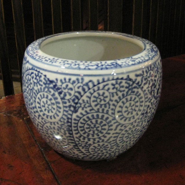 0586 火鉢 金魚鉢 陶器 入れ物 0586 火鉢 金魚鉢 陶器 入れ物