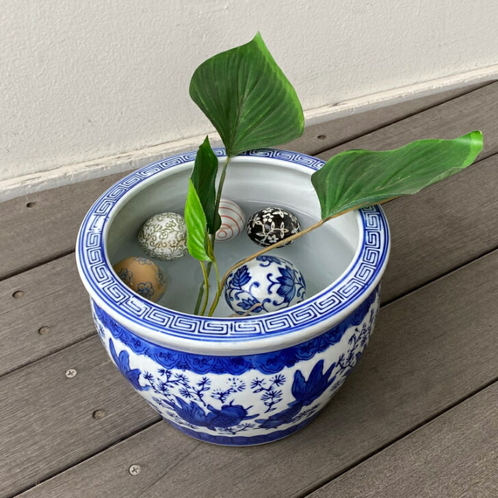 激レア 陶器 水鉢 水槽 亀 メダカ 庭 ガーデニング Y 激レア 陶器 水鉢