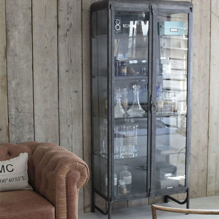 イギリスヴィンテージ ガラスキャビネット サイドボード ショーケース