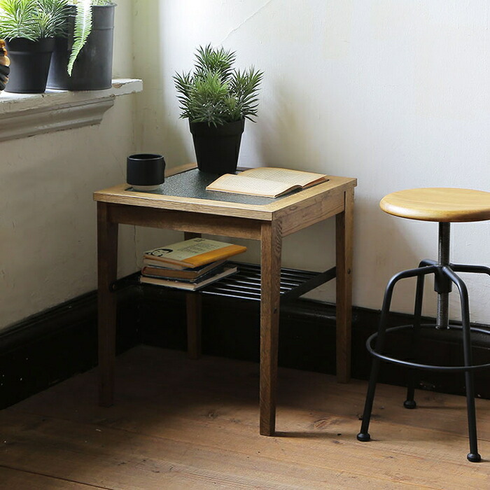 楽天市場】サイドテーブル オーク カフェテーブル アンティーク風