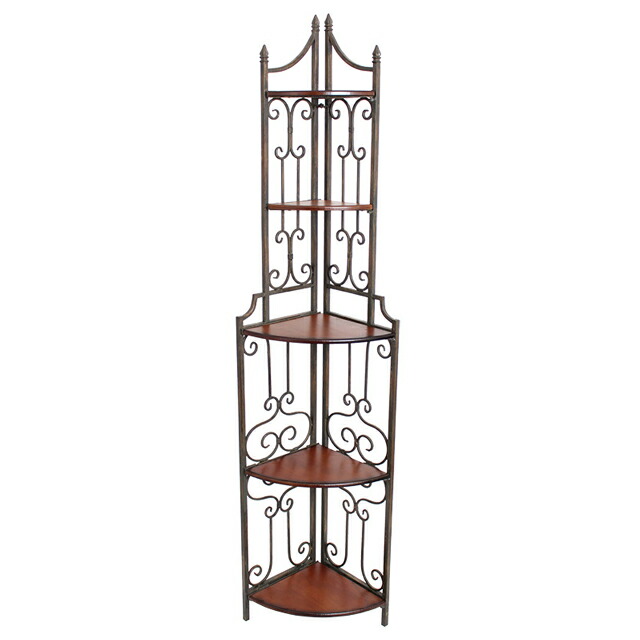 楽天市場】オープンシェルフ シェルフ コーナーシェルフ アンティーク