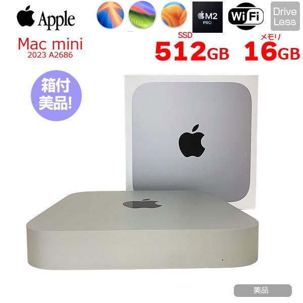 Mac mini M2 2023年モデル 16GB 512GB 初期化済み 美品 Mac mini M2