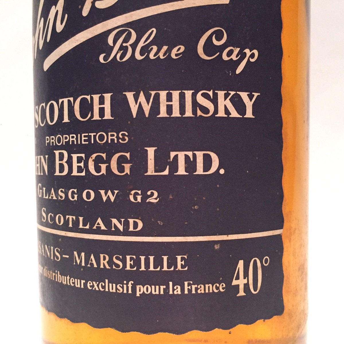 楽天市場】ジョンベッグ John Begg Blue Cap 40° / cl. 75 : WHISKY SHOP