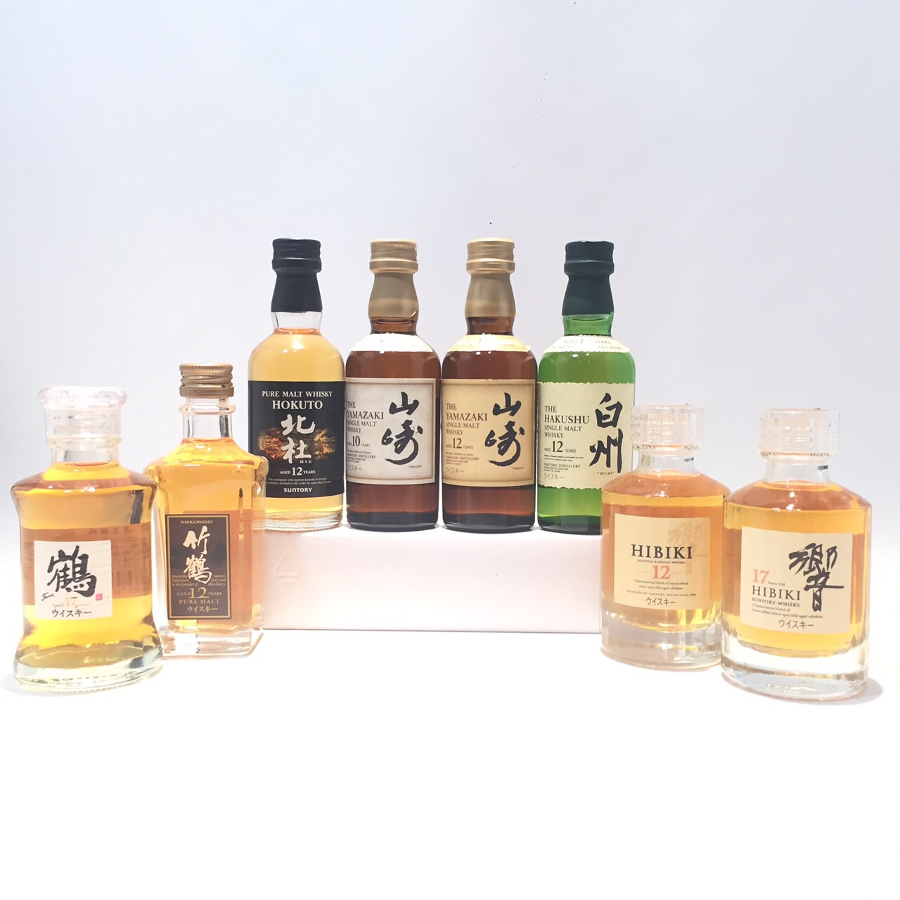 楽天市場】日本ウィスキーミニボトル8本セットサントリー北杜12年