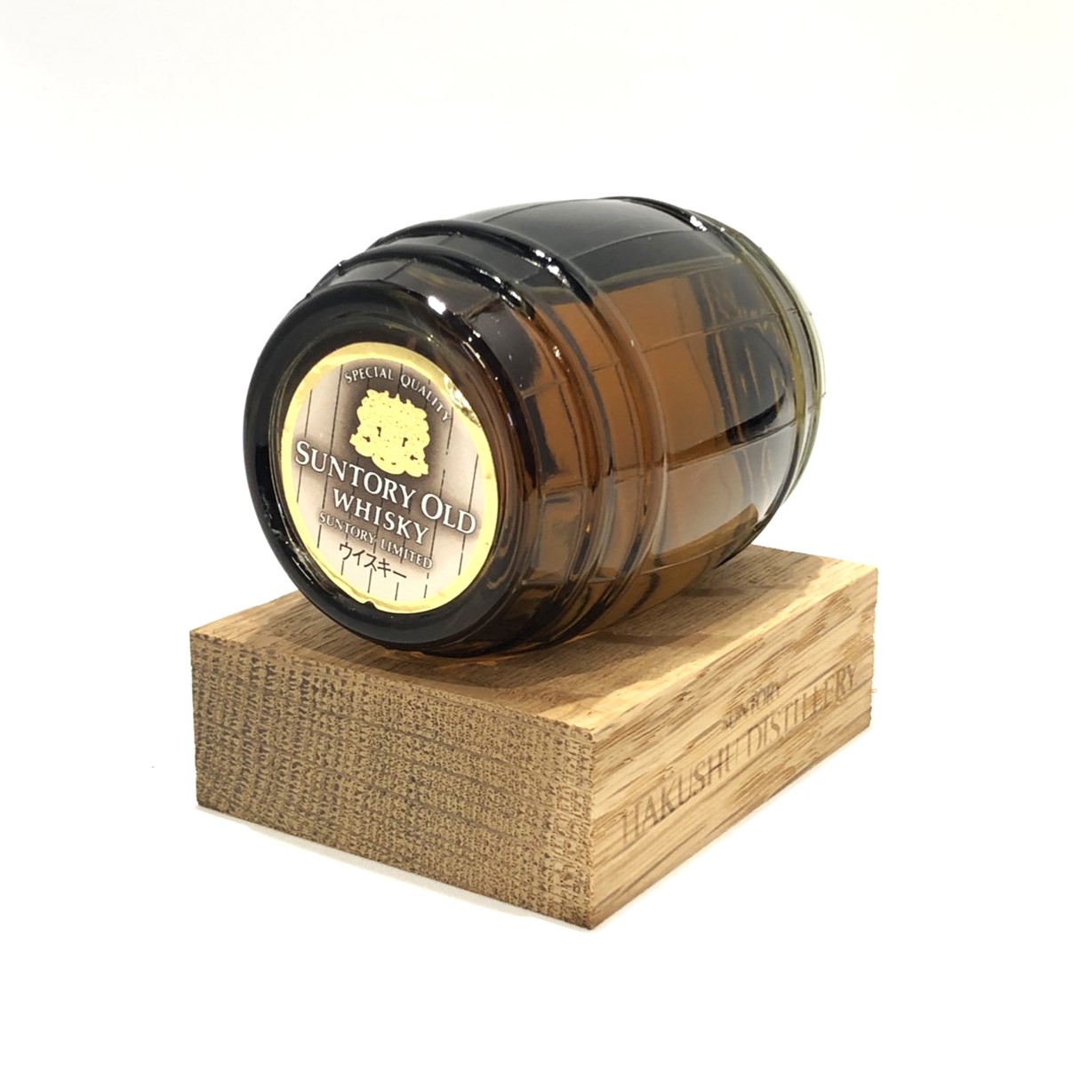 楽天市場】サントリー オールド白州蒸留所限定樽型 ミニボトル 台座