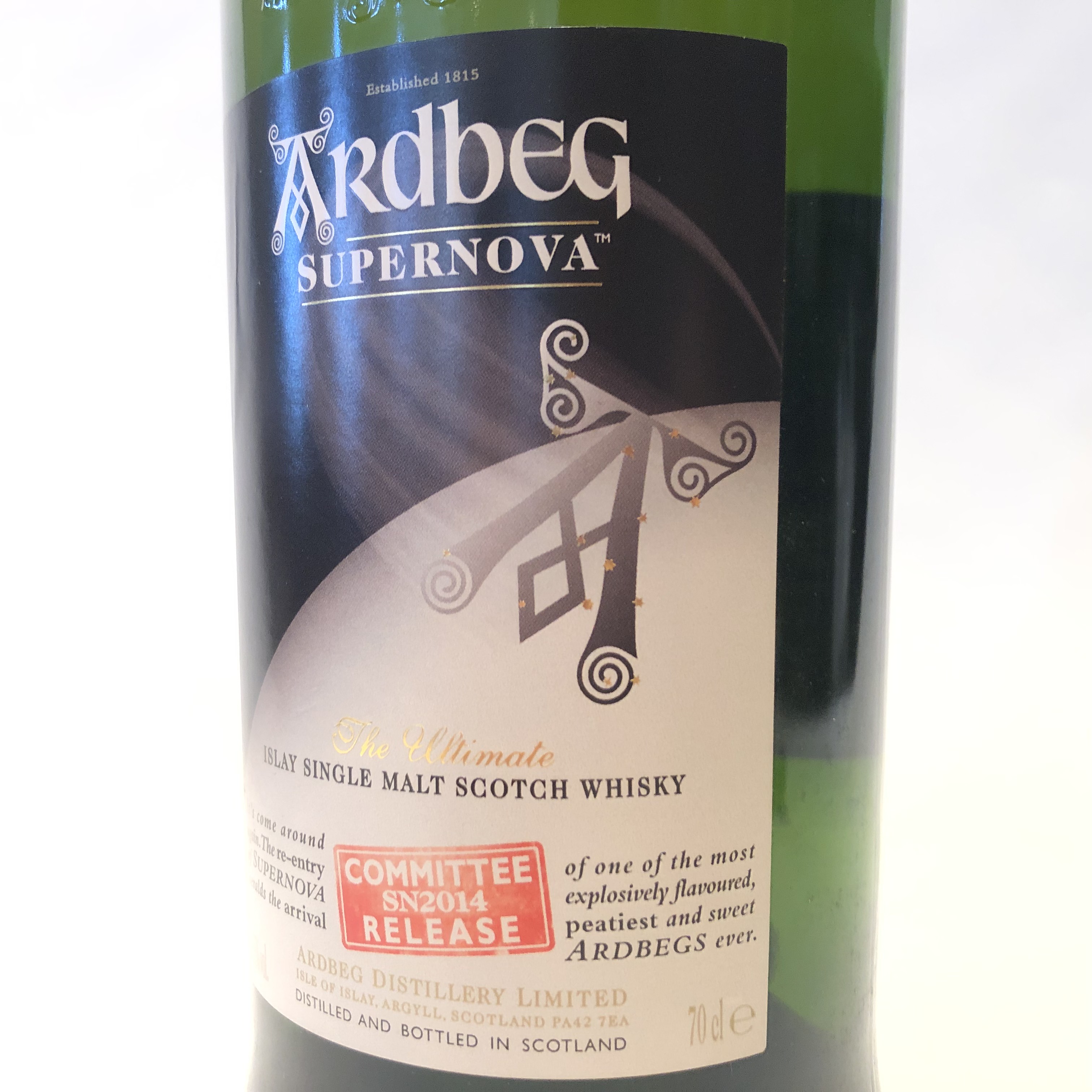 楽天市場】Single Malt WhiskyARDBEG SUPERNOVA RELEASECOMMITTEE