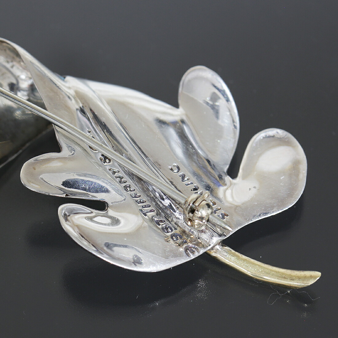 楽天市場】古いティファニー リーフモチーフ ブローチ 925 コンビ