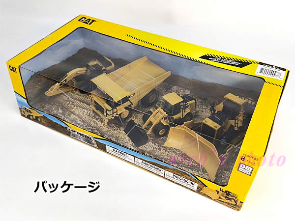楽天市場】【送料無料】1:64 CAT ダイキャストカー 4個セット 働く車
