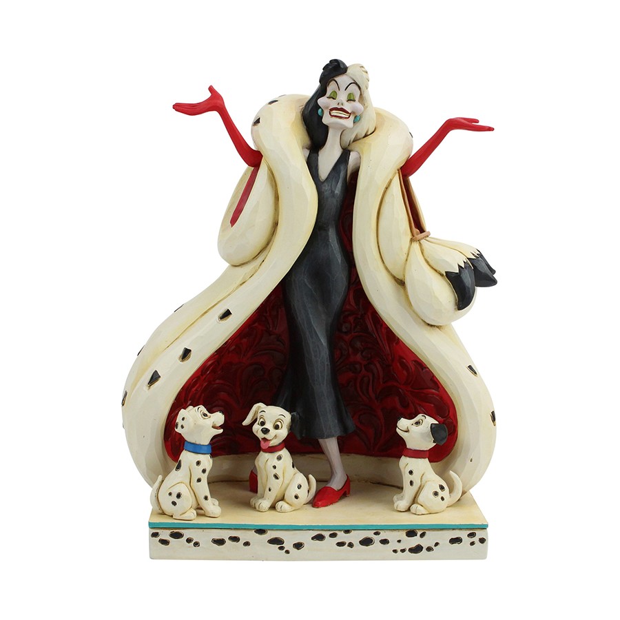 Disney ディズニー セル画 『クルエラ・ド・ヴィル』 希少 美品 箱付き
