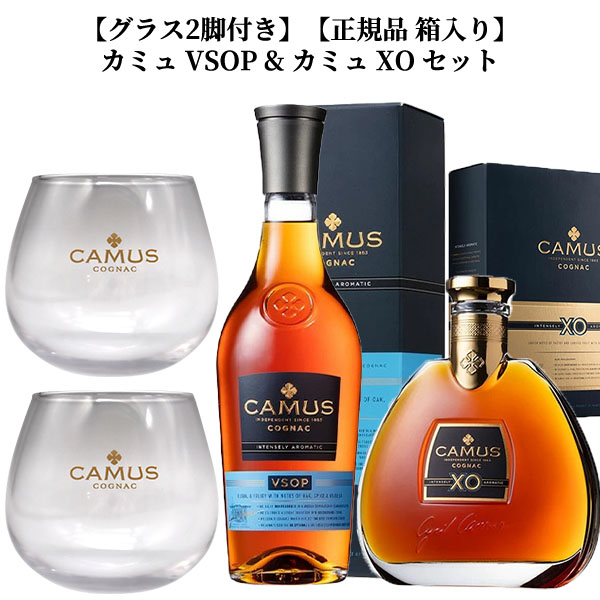 CAMUS XO 2本セット 古酒 箱付き 未開栓 ブランデー CAMUS XO