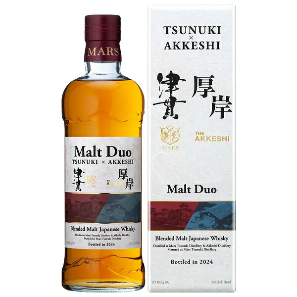 楽天市場】【正規品 箱入】MARS WHISKY Malt Duo TSUNUKI × AKKESHI