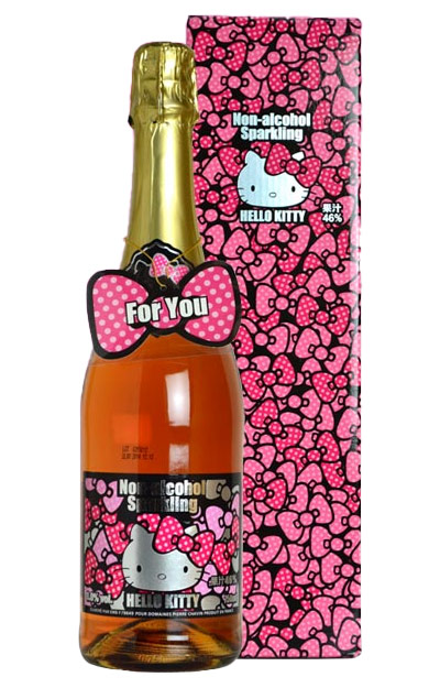 楽天市場】【箱入】ハロー キティ ノンアルコール スパークリング ロゼ