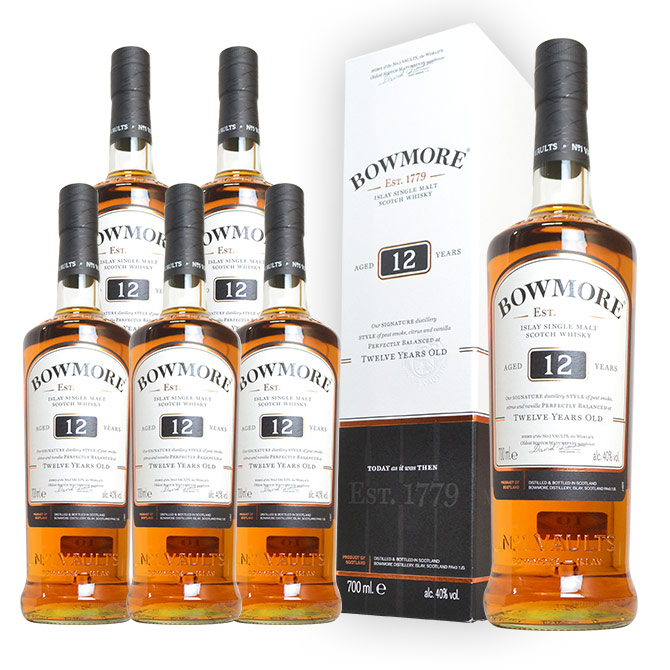 BOWMORE 12年 18年 ウイスキー 6本セット