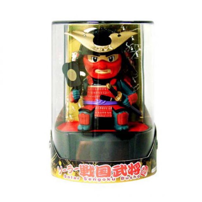 楽天市場】SANTA ソーラー戦国武将 ソーラートイ 首振り人形 ソーラー