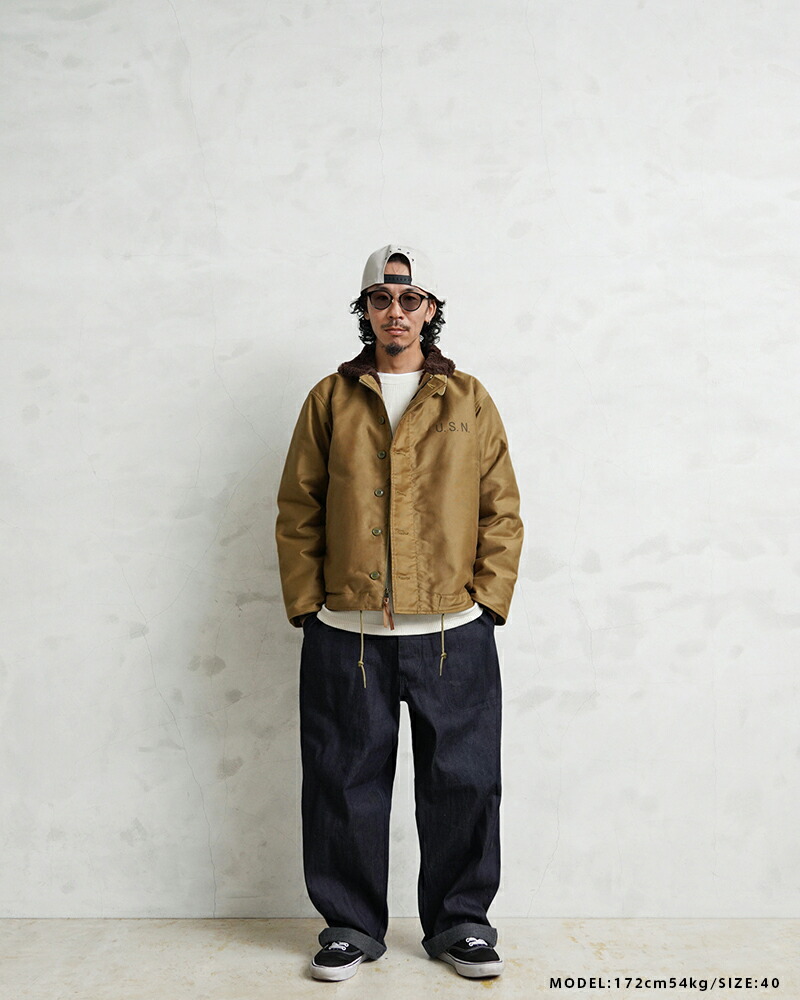 米軍 実物 N-1 デッキジャケット 米軍 U.S.NAVY N-1 デッキジャケット 後期