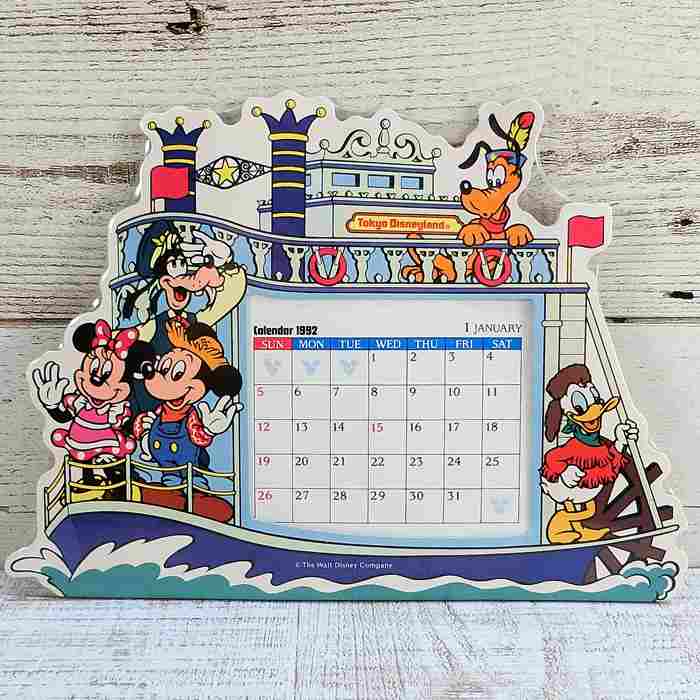 東京ディズニーランド5周年カレンダー 1989年東京ディズニーランド