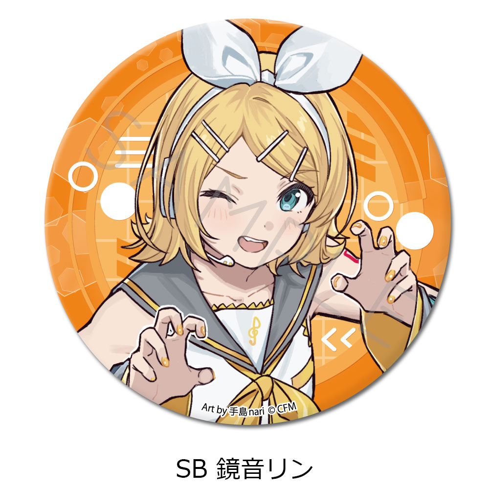 鏡音レン 缶バッジ スイパラ animate cafe 初音ミク R_りんご 鏡音レン