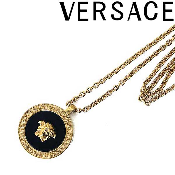 ヴェルサーチVERSACE au750印鑑有りイエローゴールドトップペンダント
